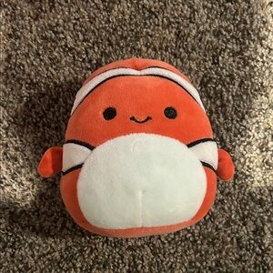 rick the clown fish 5 inch squishmallow